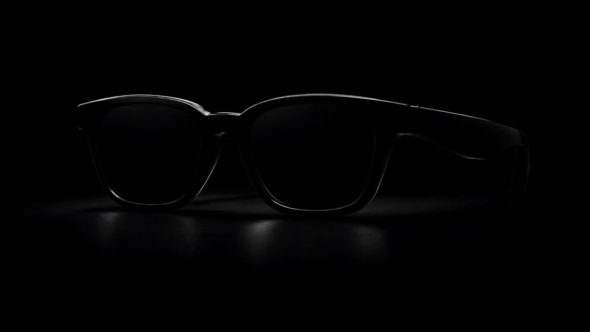 A teaser glimpse of the Foboz glasses, front, in shadow